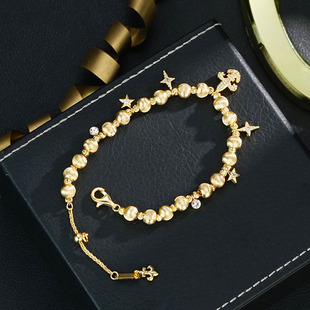 新中式复古高级感精致小众气质时尚法式轻奢鸢尾花手链手饰