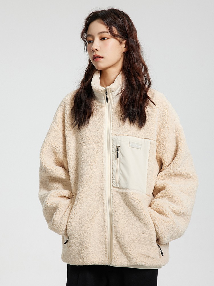 RPBBRAND秋冬宽松羊羔绒夹克