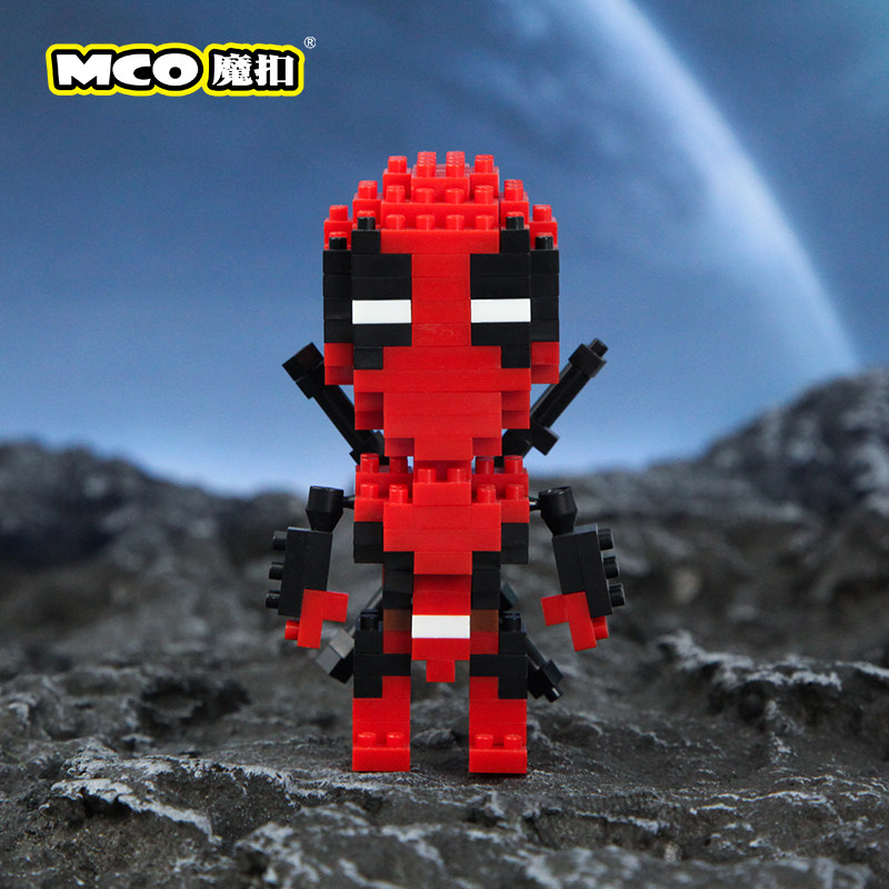 mco魔扣复仇者的联盟反小浩克益智小颗粒微钻积木儿童拼装玩具