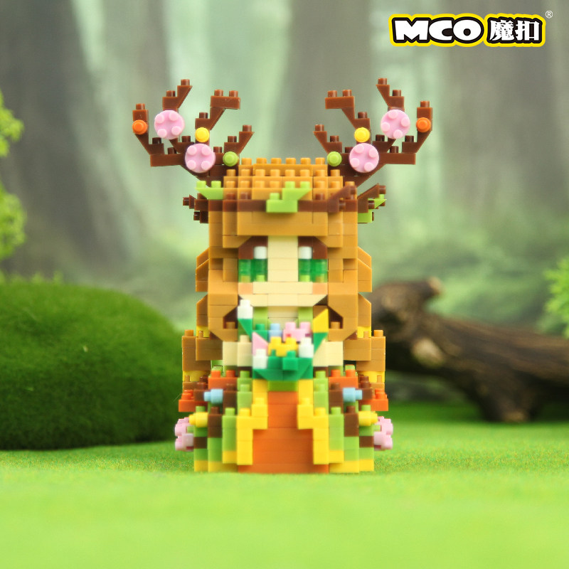 mco/魔扣梦幻公主系列益智小颗粒积木拼装玩具男孩送女孩生日礼物