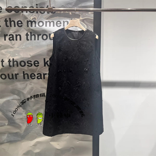 衣播商场同款2026春季新中式圆领无袖连衣裙BDT1LD1201入夜萤火