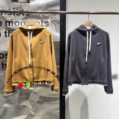 衣播商场同款2026春季新款休闲卫衣连帽短外套BDT1WD1231俯仰自得