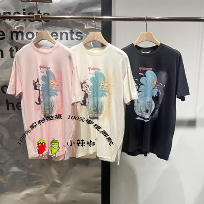 衣播商场同款2026春季宽松休闲圆领短袖T恤BDT1YD1283鱼缸里的风