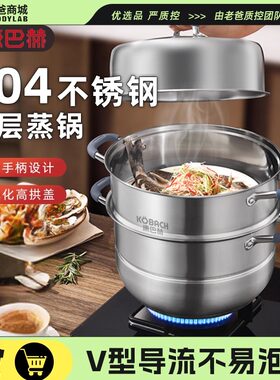 老爸评测不锈钢蒸笼蒸锅康巴赫