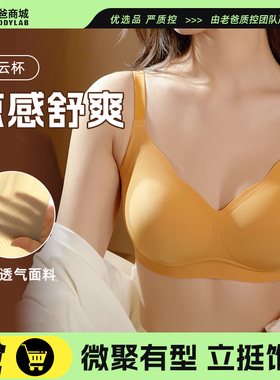 老爸评测凉感轻云杯轻薄杯垫大胸显小显瘦无钢圈无痕内衣文胸罩
