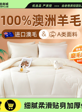 老爸评测澳洲进口羊毛被