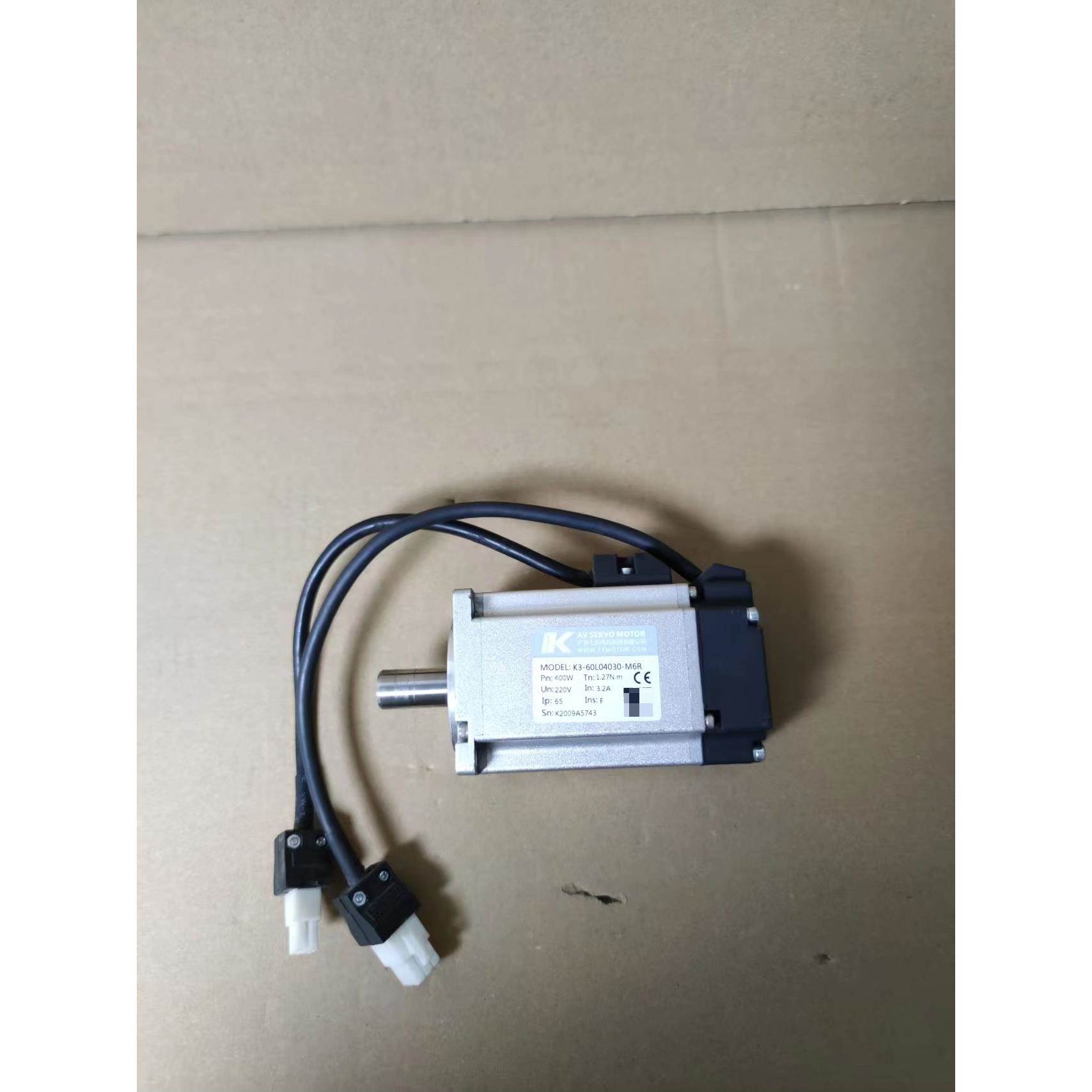 【议价】拆机七科400W伺服电机，型号K3-60L04030-M6R
