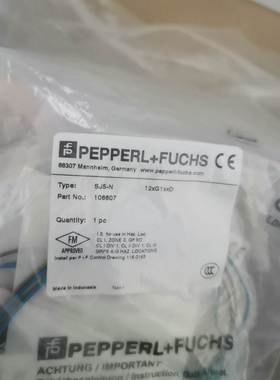 【议价】P+F倍加福SJ5-N全新原装正品106607