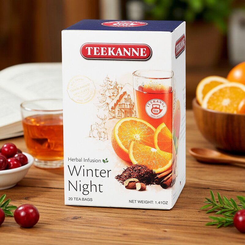 Teekanne冬日夜圣诞热红酒茶德国路易波士肉桂袋泡茶叶包养生花茶