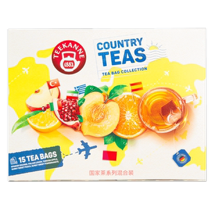 Teekanne恬康乐进口欧洲5国水果茶包组合装 蜜桃柠檬袋泡冷泡茶包