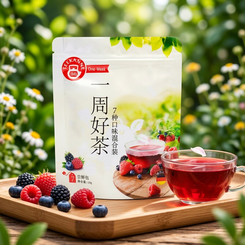 teekanne恬康乐一周好茶夏日冷泡水果茶花果茶茶包组合茶包混合装
