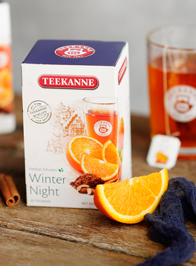 Teekanne冬日夜圣诞热红酒茶德国路易波士肉桂袋泡茶叶包养生花茶