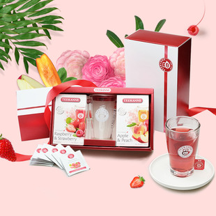 Teekanne水果茶包礼盒WMF水晶杯花茶进口茶叶送礼生日新年货礼盒