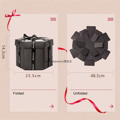 Photo Album Anniversary Creative Exploding Gift Box Surp跨境