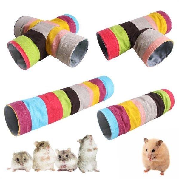 Small Guinea Pig Hamster Toy Tubes Tunnels Hamster Cage
