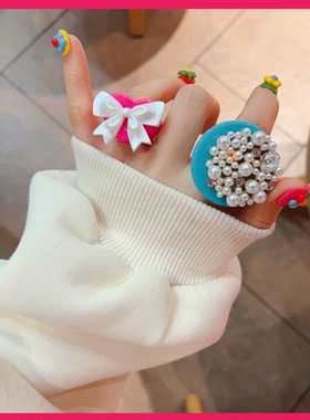 其他女树脂日韩可爱戒指