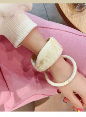 其他日韩女树脂可爱手镯