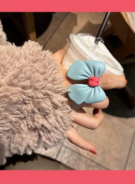 韩国风夸张时尚蝴蝶结气质