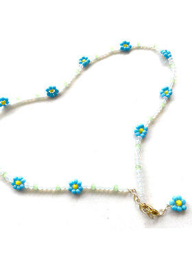 颈链项链GREEN水晶亚克力女