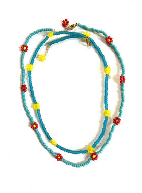 新品精致编织项链不褪色颈链