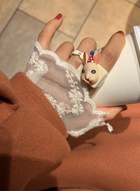 可爱戒指女卡通混合实惠