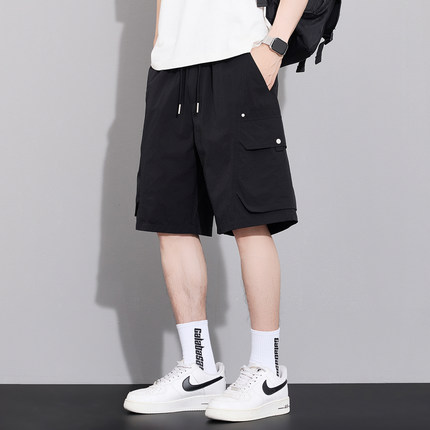 MOCARLCE2026夏季新款工装短裤男款宽松直筒五分裤子休闲男短裤子