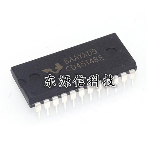 全新原装 CD4514 CD4514BE 直插宽体DIP-24 逻辑芯片信号开关芯片
