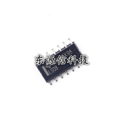 SN74LS08DR LS08 进口原装 3.9MM窄体 SOP-14 TI 四2输入与门
