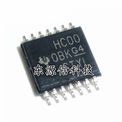 全新正品 SN74HC00PWR SN74HC00PW  贴片TSSOP-14 逻辑芯片