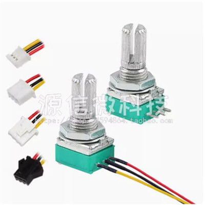 RK097N单联三脚音响功放电位器B1K/10K/20K/50K/100/500K带端子线