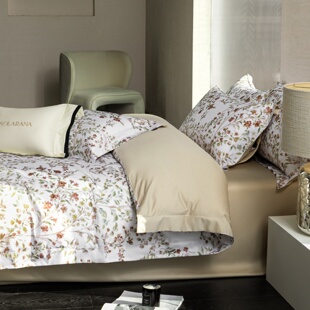 高端甜美风全棉四件套数码 印花床上用品亲肤舒适高档卧室床品套件