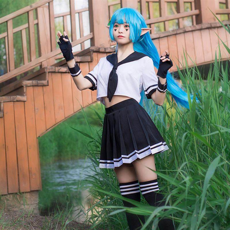 现货 凹凸世界柠檬妹动漫服 安莉洁水手服女JK制服cosplay服装