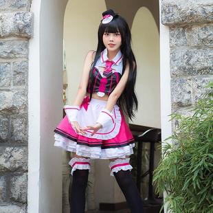 Fate FGO远坂凛cosplay服saber玛修情人节街头巧克力女仆装制服