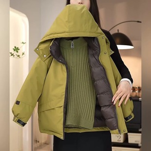 男童棉衣时尚石墨烯云绒棉服连帽外套保暖2025新款中大童冬装男孩