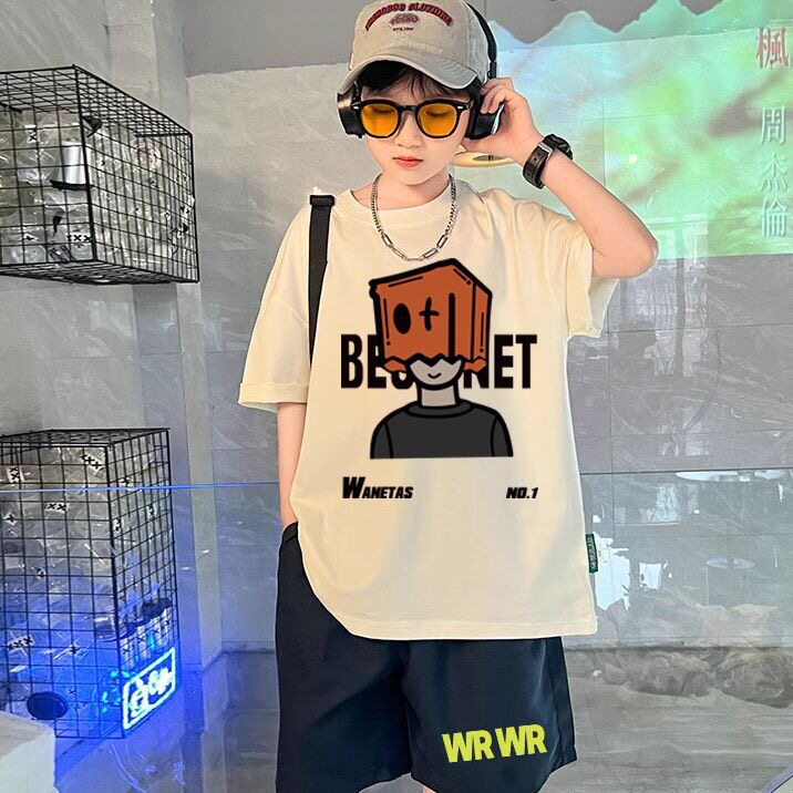 男童夏装套装2026新款儿童夏季短袖短裤中大童薄款运动两件套潮t