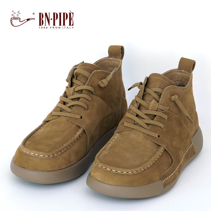 百年烟斗枕头吐司鞋女新款冬季保暖加绒短靴户外中帮真皮休闲女鞋,女鞋,时尚雪地靴,淘宝优惠券,粉丝福利购,淘宝优惠卷