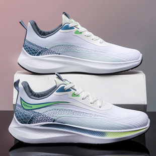 男士休闲鞋男款2026新款年超火的透气防臭运动鞋男软底不累脚上班