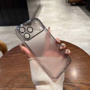 适用於iphone16promax手机保护壳透明iphome17air苹果15plus软壳max创意新款高级感全包防摔超薄ihone14pro/1