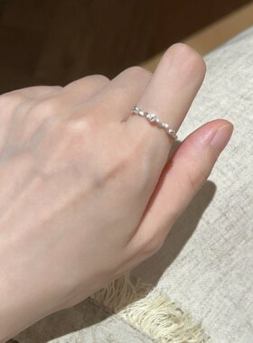 小众设计感新款素圈戒指女爆款女