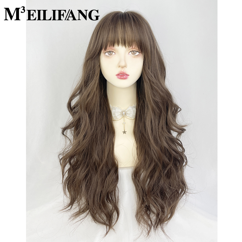 慵懒港风显白减龄奶茶灰棕长卷发