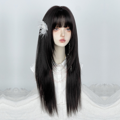 日常假发女高层次长直发全头套