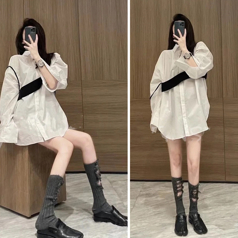 袜子女破洞乞丐棉ins风堆堆袜