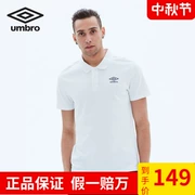 Umbro Yinbao chính hãng đơn giản áo sơ mi polo ngắn tay nam mùa hè Ou Wen với áo sơ mi polo thể thao cùng áo - Áo polo thể thao