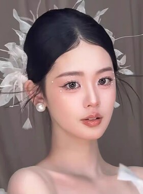 新款新娘头饰气质甜美飘逸优美