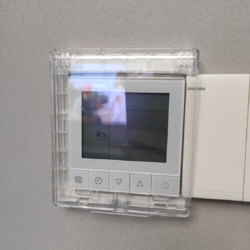 按钮保护罩开关盖防误触温控器罩风管机保护盖中央空调控制面板上