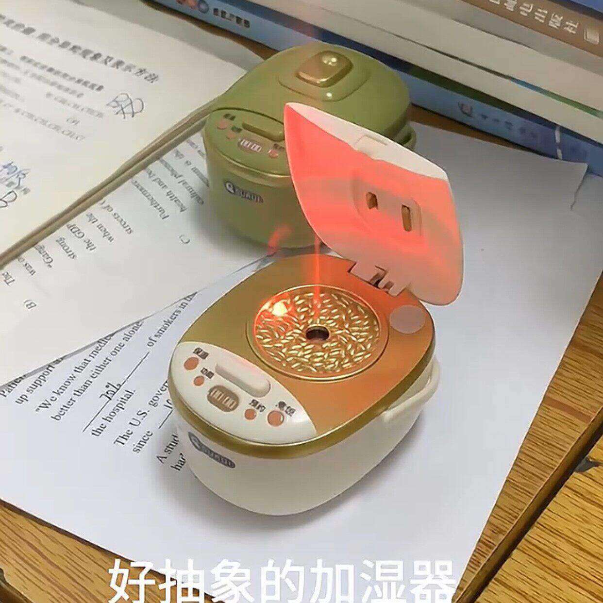 迷你电饭煲加湿器小型卧室家用静音精华器搞怪抽象整蛊玩具过家家