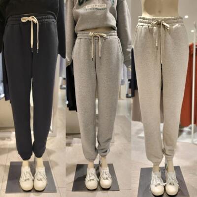 亲妈渠~现韩国TOMB*Y2025秋冬新款松紧腰运动裤女巨好看的卫裤