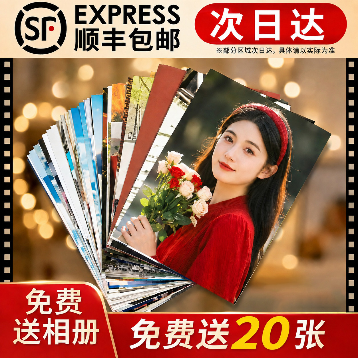 照片冲印洗相拍立得照片洗手机里打印相片合影毕业照塑封顺丰包邮