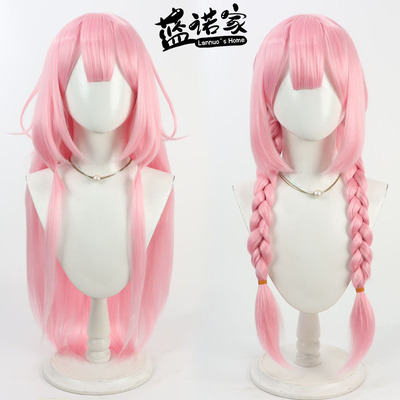 【蓝诺家】彩虹社YouTube虚拟VTuber播主周央珊瑚cos假发两款造型