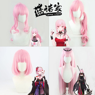 【蓝诺家】hololive EN一期生VTuber播主 死神 森美声MC cos假发